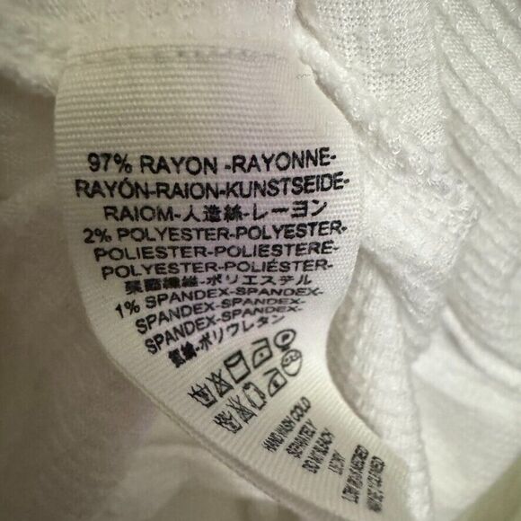 Free People Your Girl Tunic Dress Women XS White Ruffle Hi-Low Lagenlook Boho - Picture 4 of 7